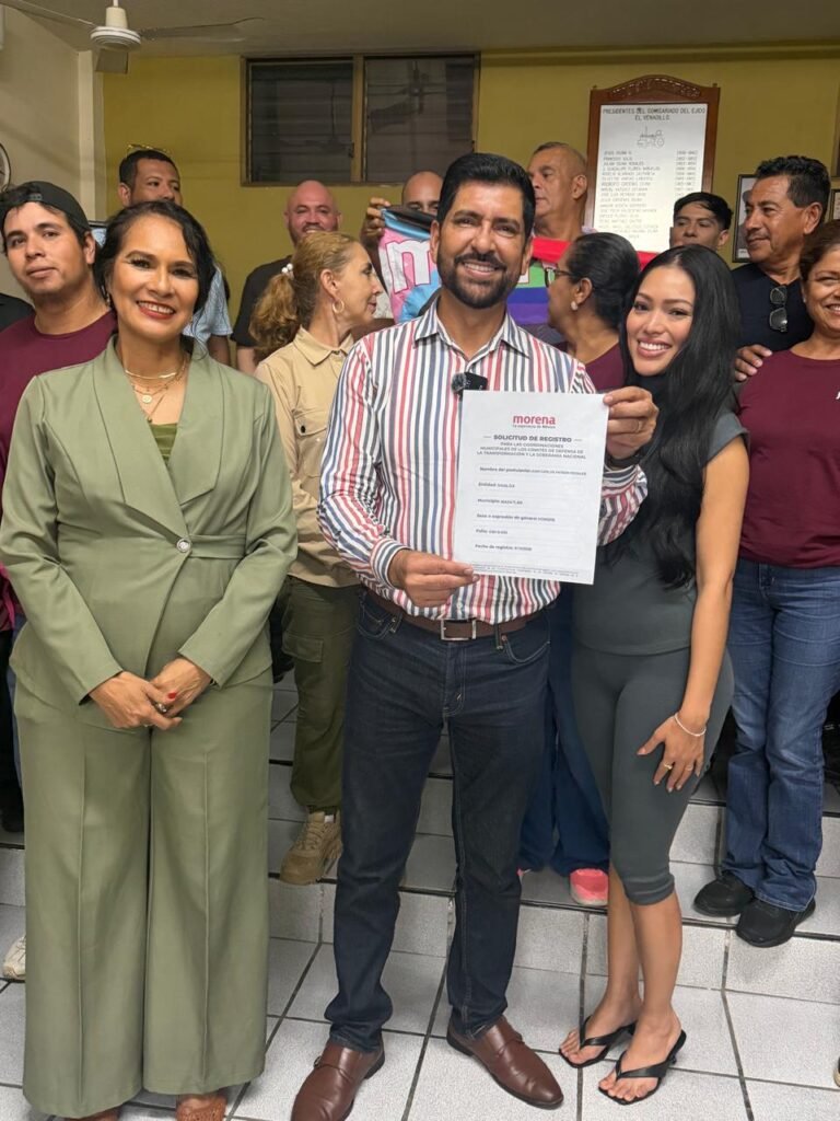 Se registra Juan Carlos Patrón Rosales para la Coordinación Municipal de Morena en Mazatlán