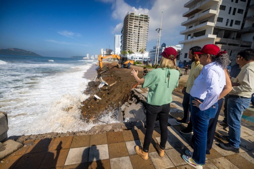 Se dará prioridad a rehabilitación del Malecón de Mazatlán, dice Gobernadora Graciela Domínguez