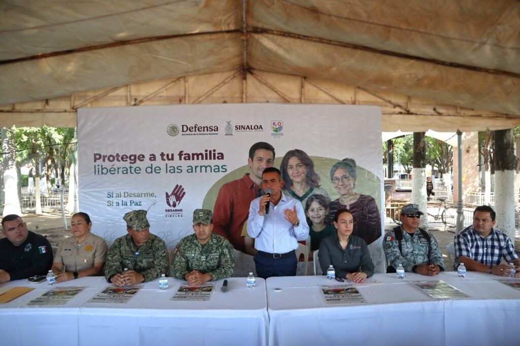 Llama Dr. Jorge Bojórquez a proteger a las familias con el desarme voluntario en Navolato