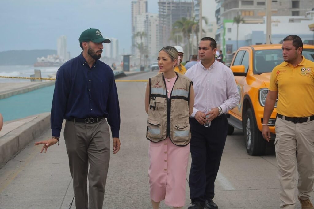 Gobierno Municipal inicia acciones para contener daños en el malecón