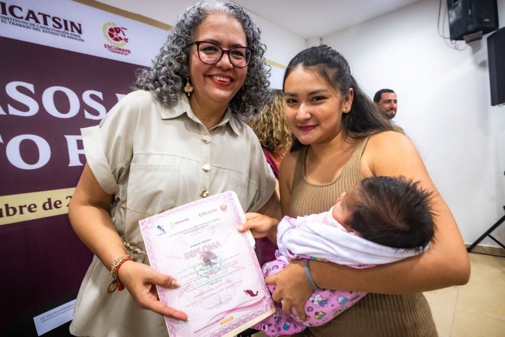 “La capacitación es también una opción de vida”, afirma Gobernadora Graciela Domínguez al clausurar curso de empoderamiento femenino