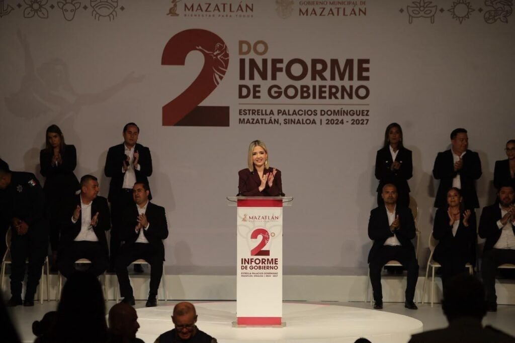 “Mazatlán es primero”: Estrella Palacios rinde su Segundo Informe de Gobierno y llama a la unidad