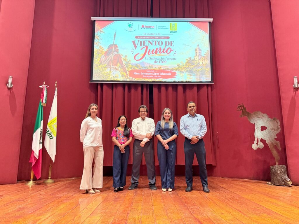 Dir. de Educación lleva a la UAIM conferencia “Viento de Junio, Sublevación Yoreme de 1769”.