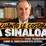 ¿Cuánto le costará a Sinaloa? Movimiento Ciudadano exige transparencia sobre el endeudamiento estatal.