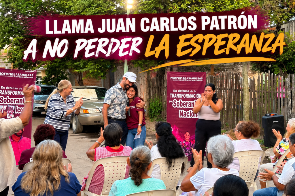 LLAMA JUAN CARLOS PATRÓN A NO PERDER LA ESPERANZA