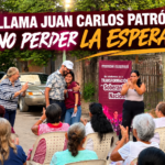 LLAMA JUAN CARLOS PATRÓN A NO PERDER LA ESPERANZA