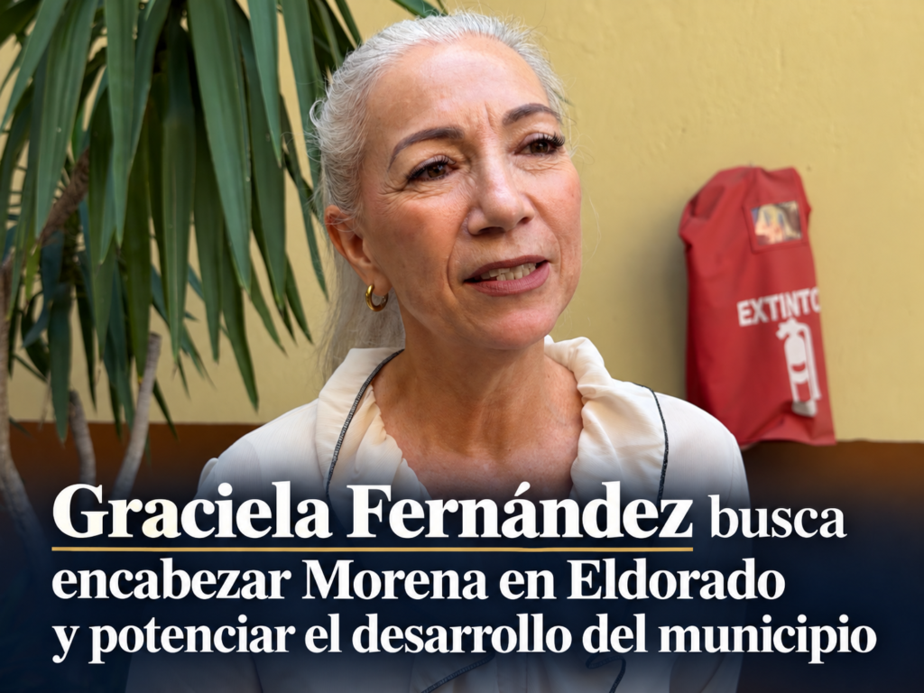 Graciela Fernández busca encabezar Morena en Eldorado y potenciar el desarrollo del municipio