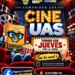Con proyecciones gratuitas cada jueves y funciones infantiles, la Biblioteca Central de la UAS impulsa “Cine UAS” como un nuevo epicentro cultural