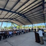 Encabeza el Rector Jesús Madueña la inauguración de la techumbre de la Preparatoria UAS Juan José Ríos, una obra que fortalece los espacios para la formación integral