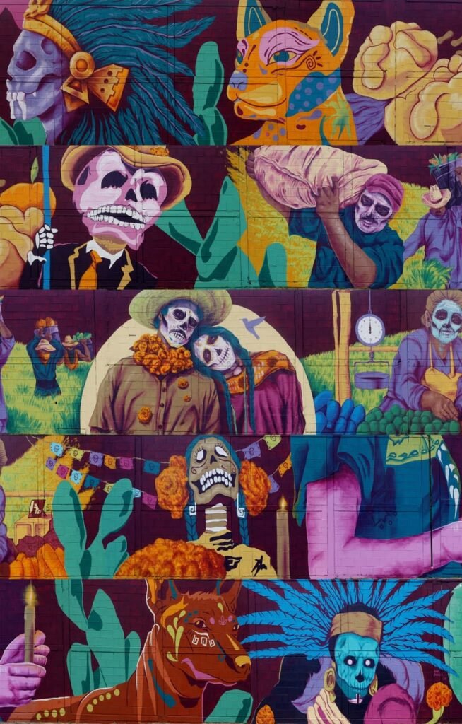 LUIS MANUEL GONZÁLEZ PRESENTA EL MURAL DE DÍA DE MUERTOS MÁS GRANDE DE SINALOA