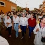 Asiste gobernadora Graciela Domínguez a fiestas patronales de Rosario