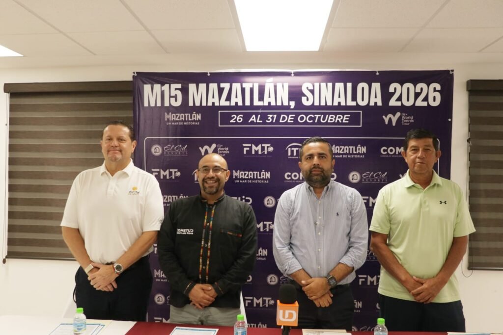Mazatlán será sede del Torneo Varonil ITF World Tennis Tour M15